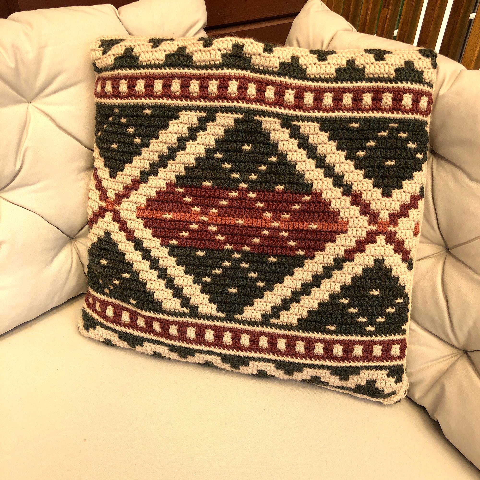 Mosaic Crochet Pillowcase Pattern