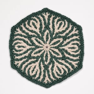 MUSTER - Oma Hexagon - SUMMER - Brioche Häkeln