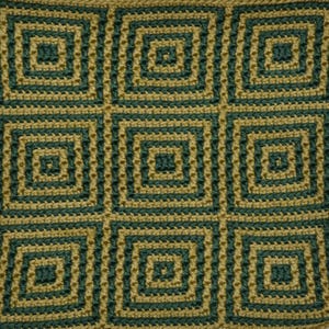 かぎ針編みのパターンの錯覚、モザイクオーバーレイ、幾何学模様、ベビーブランケット、プレースマット、テーブルランナー、ウォールアート、菱形