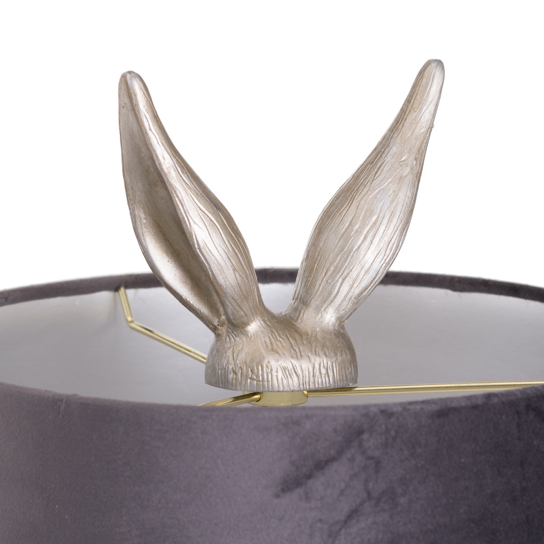 Silver hare on sale table lamp