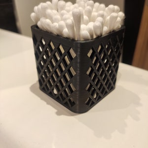 3D printed cotton swab holder