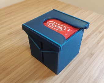 3D printed condom dispenser "Ejector3000" Blue edition