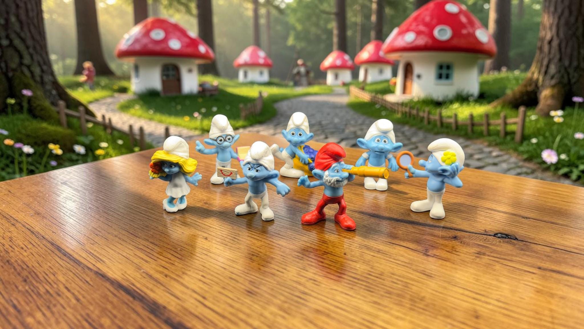 Rare Smurf Figurines - Etsy Canada