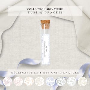 Glasreagenzglas / Für kandierte Mandeln / Gastgeschenk für Hochzeit, Taufe, Kommunion, Junggesellinnenabschied, Junggesellenabschied, Geburtstag, Babyparty