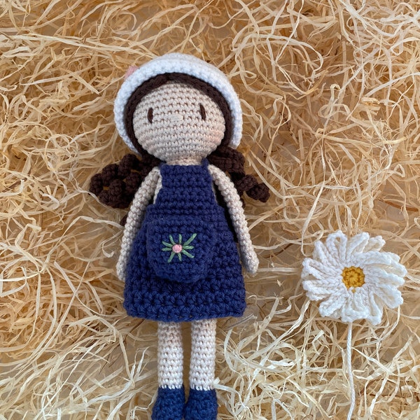 Patron Hortense - petite poupée à crocheter