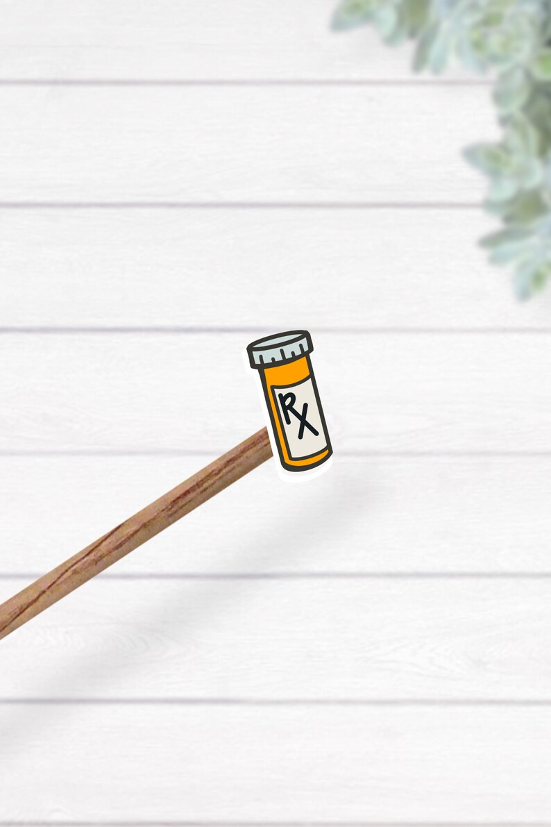 Medication Planner Stickers Pill Bottle Icons Medicine - Etsy