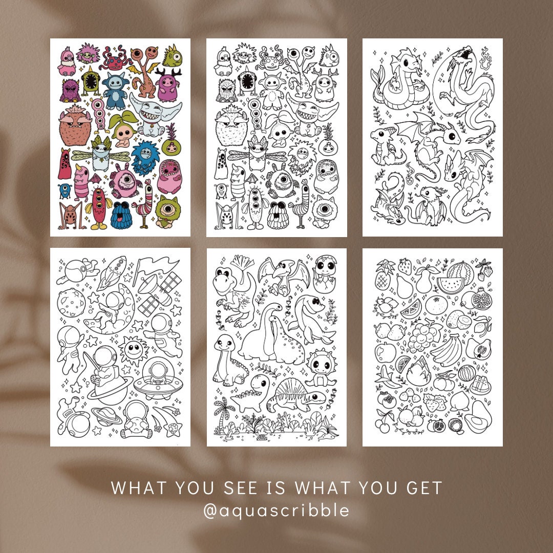 NEW!!! Fun Printable Colouring Pages for Kids and Adults! Some Doodle collection with over 400+ icons to color and enjoy.