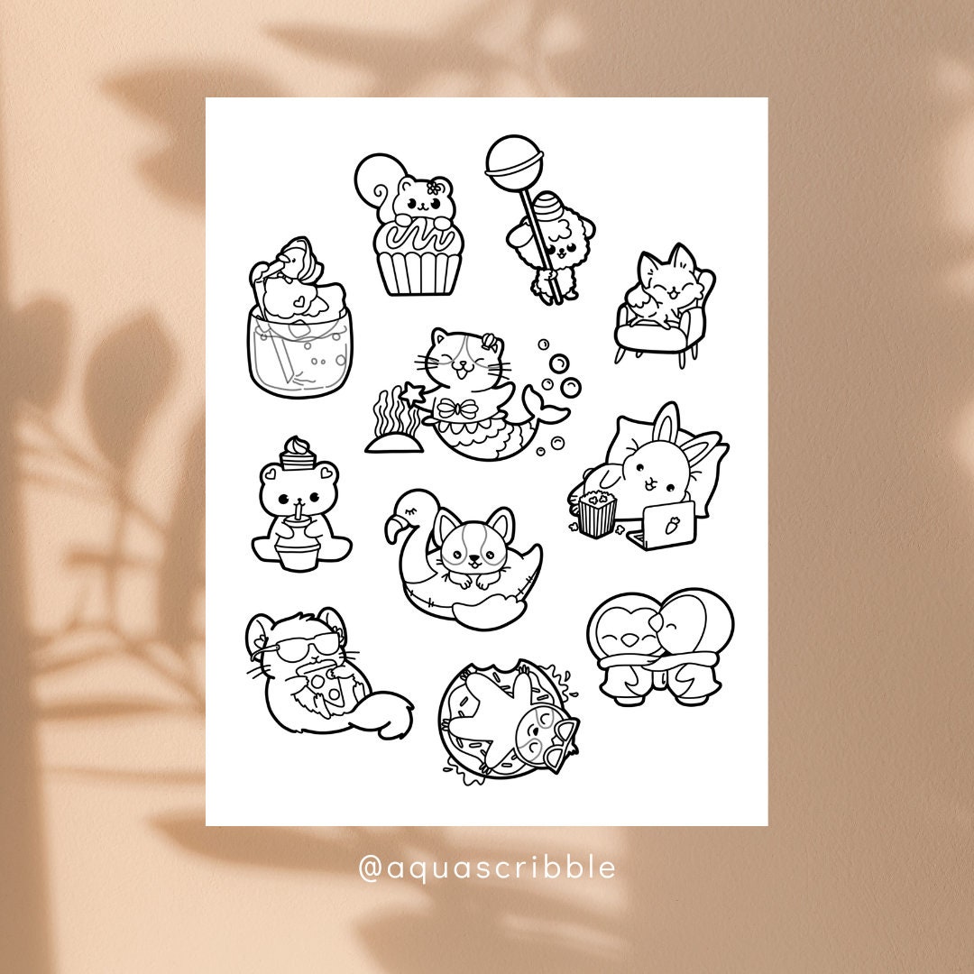 5x Fun Printable Colouring Pages for Kids and Adults! Some Doodle ...