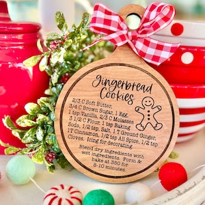 3D Laser geschnitten Weihnachtslebkuchen Cookie Rezept auf Schneidebrett Winter Schneidedatei für Laser / Glowforge