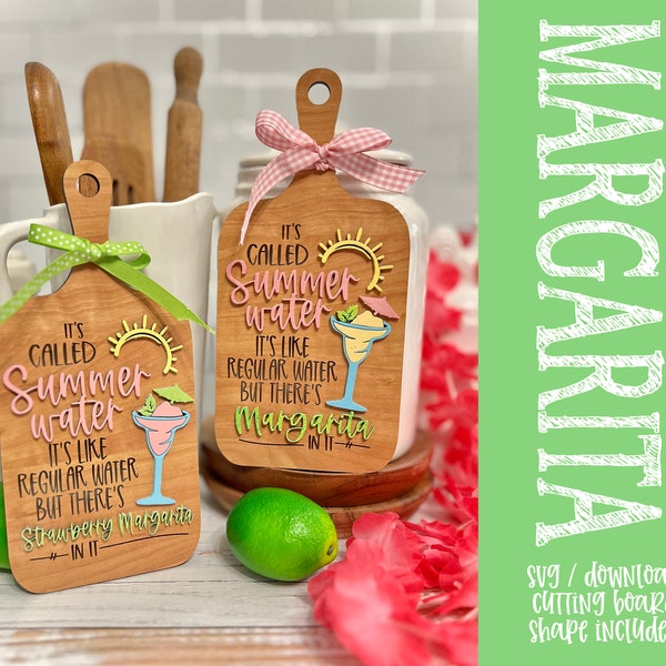 Margarita, strawberry lime Cinco de mayo summer, cutting board shape for laser cutters svg digital file glowforge cricut silhouette