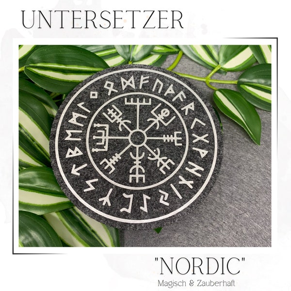 Filz Untersetzer im Nordic Design