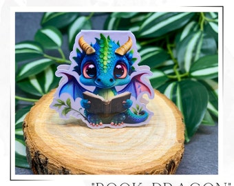 Lesezeichen Magnet "Book Dragon"