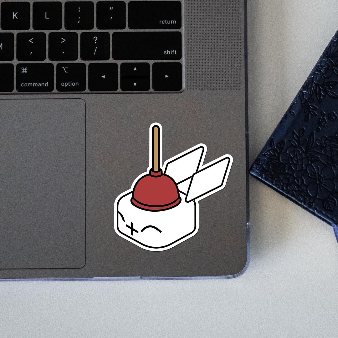Rabbit R1 Plunger Sticker: Water-resistant Vinyl Tech Decal - Etsy