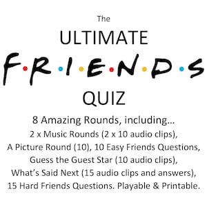 The Ultimate FRIENDS Fun Quiz Pack