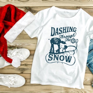 At-At Christmas SVG, Dashing through the snow, Star Wars SVG for Cricut, Christmas Ornament SVG, Digital Download, png, jpg, istantaneo