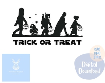 Star Wars Halloween SVG, Squad Goals Trick or Treat (Digital Download)