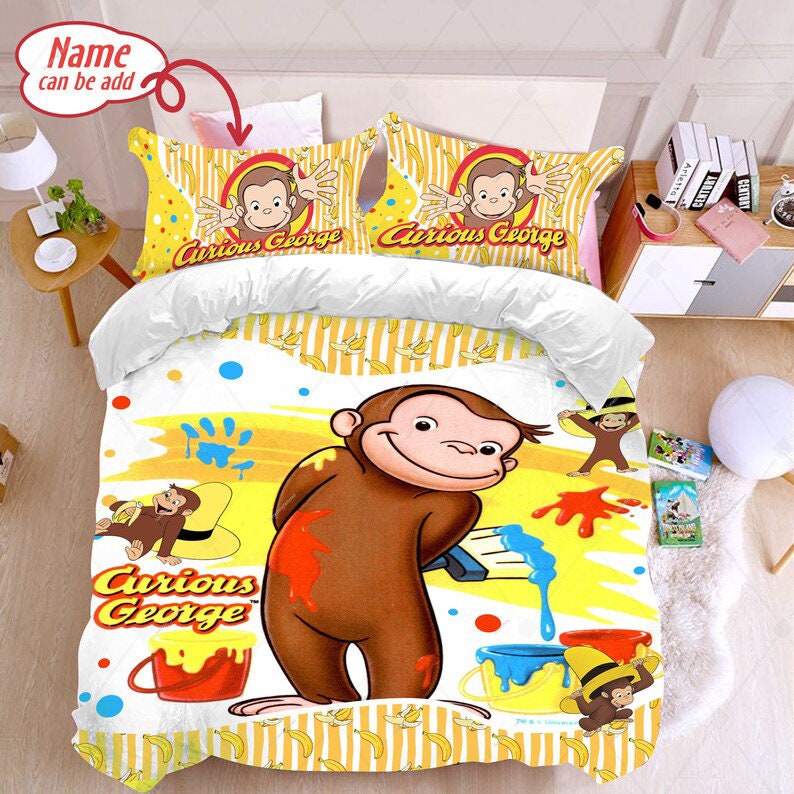 Customized Curious George Fleece 