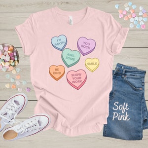 Math Teacher Valentine's Day Shirt, Show Your Work Math Teacher Shirt