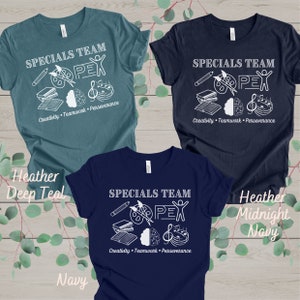 Specials Team Shirt, Special Area Teacher Shirt, Dream Team Teacher Shirt, Art, Music, PE, Library