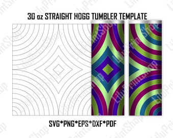 Burst tumbler template svg for 30 oz Hogg Straight Skinny Tumbler, Crossing Boujee X template Tangram svg Geometric tumbler instant download