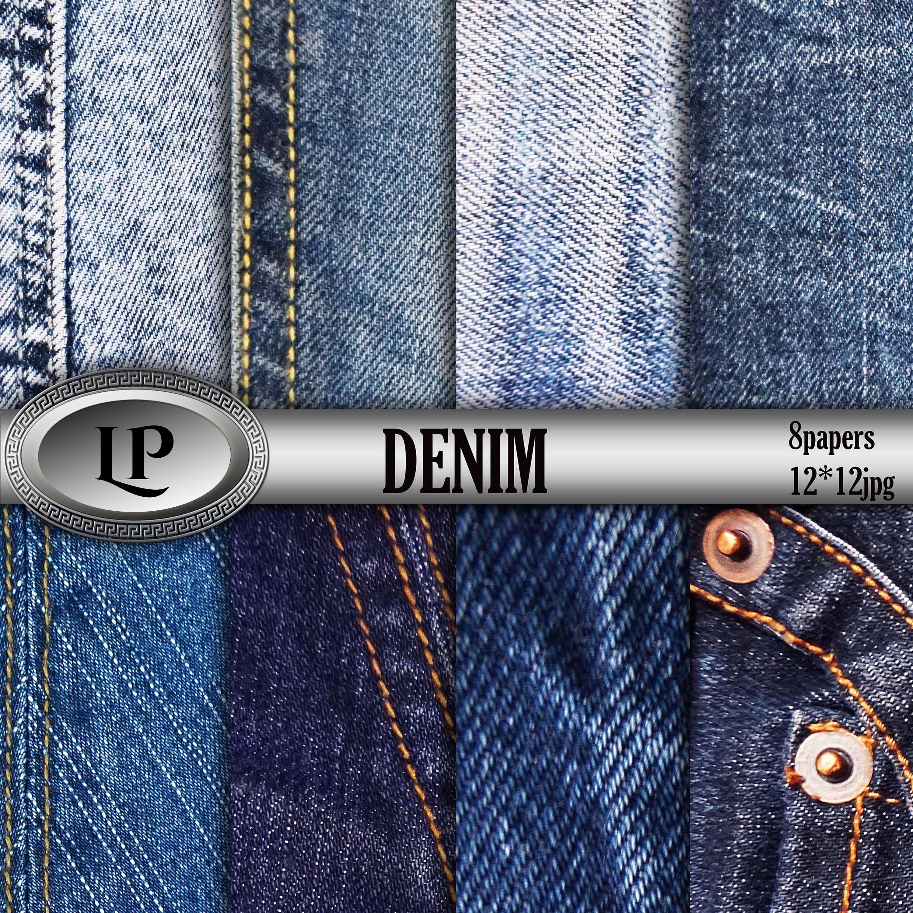 Denim Print Fabric 