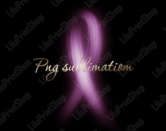 Awareness Pink Ribbon png Breast cancer clipart for sublimation Digital instant download