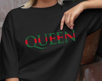 Queen Designer Shirt, Designer Sweatshirt, Designer T-Shirt, Unisex Sweatshirt, Hoodies, Women Designer Shirt, Luxury Shirt, Fashion Shirt