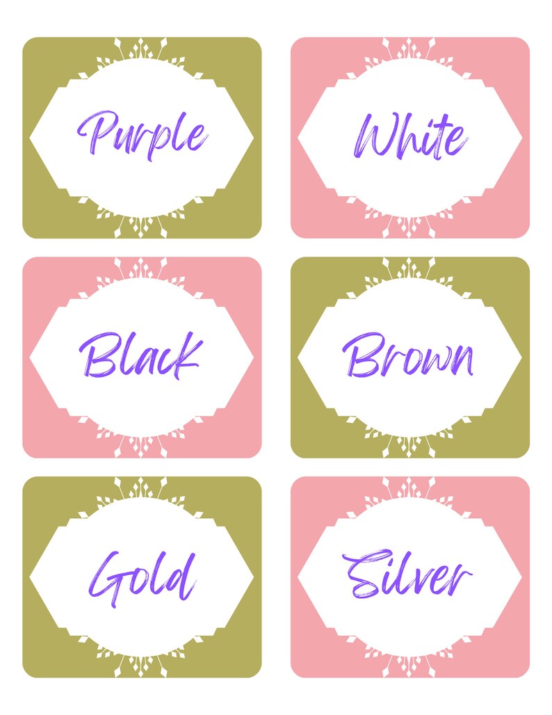 Printable Craft Room Storage Labels Etsy