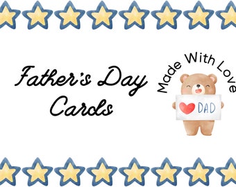 Cat Father's Day Card Printable Father's Day Card - Etsy