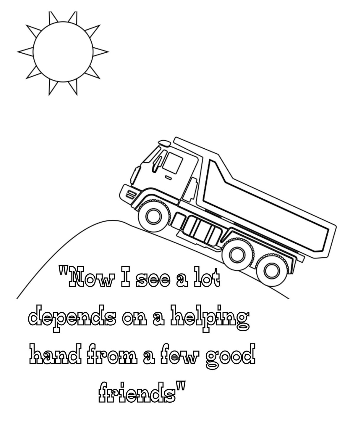 Editable Personalized Little Blue Truck Coloring Book/party Favor - Etsy