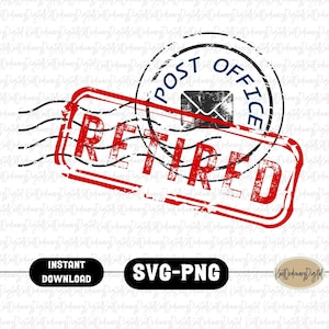 Oficina de correos retirada / SVG PNG / Descarga digital / Sin artículo físico