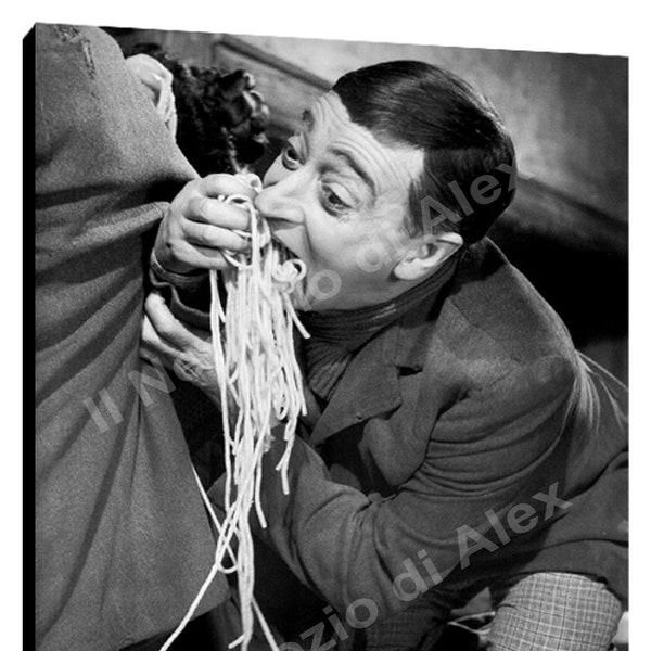 Spaghetti Mangia Print - Etsy