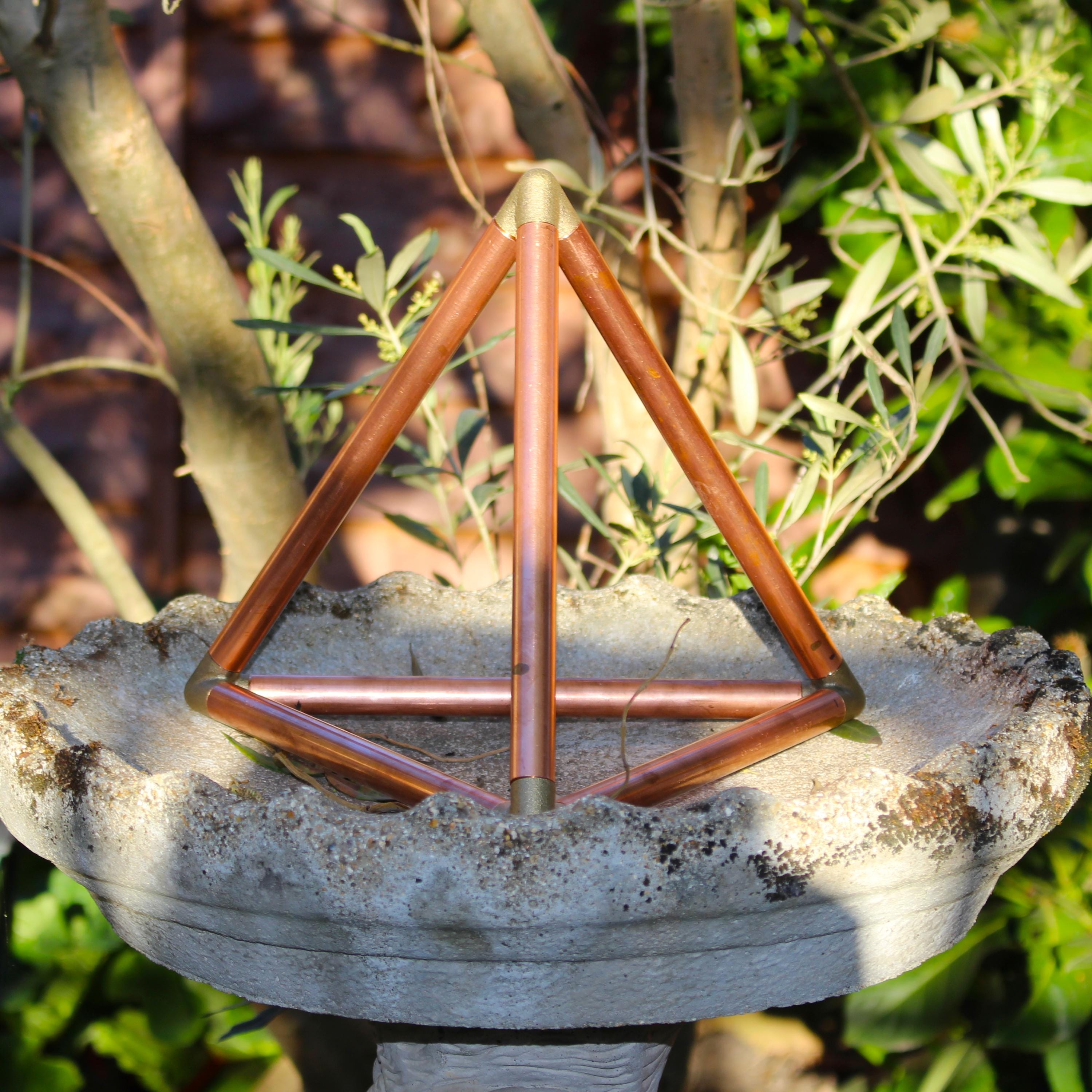 The Copper Tetrahedron - Connector Kit - Radionic Sacred Geomety ...