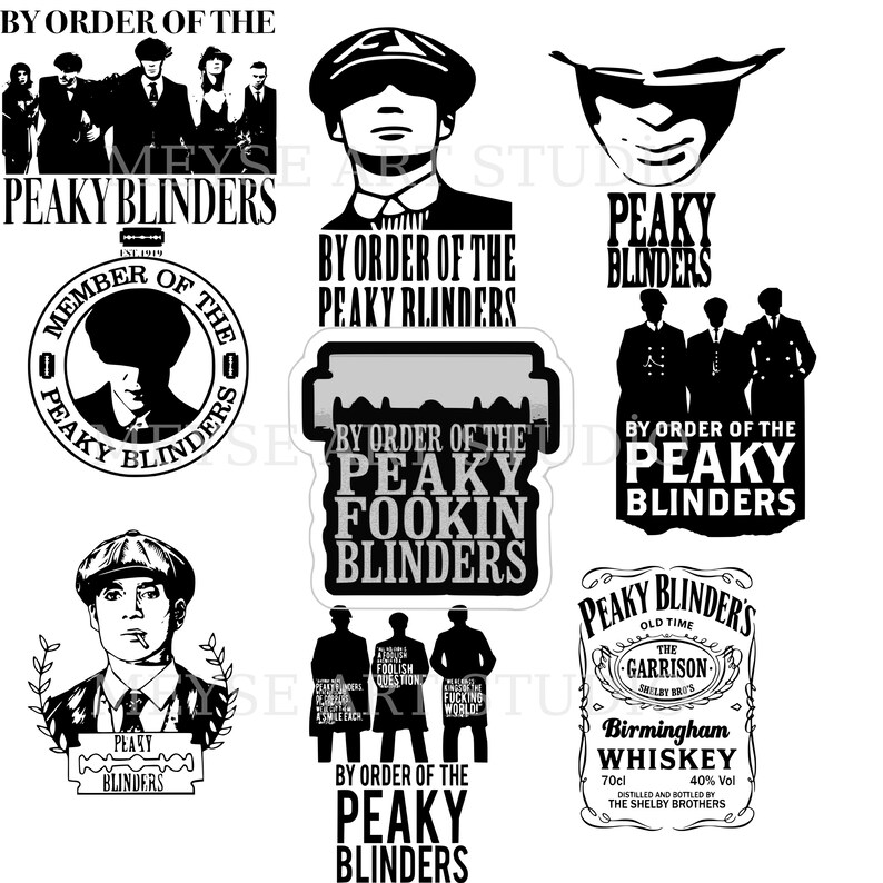 Peaky Blinders SVG by Order of the Peaky Blinders SVG - Etsy