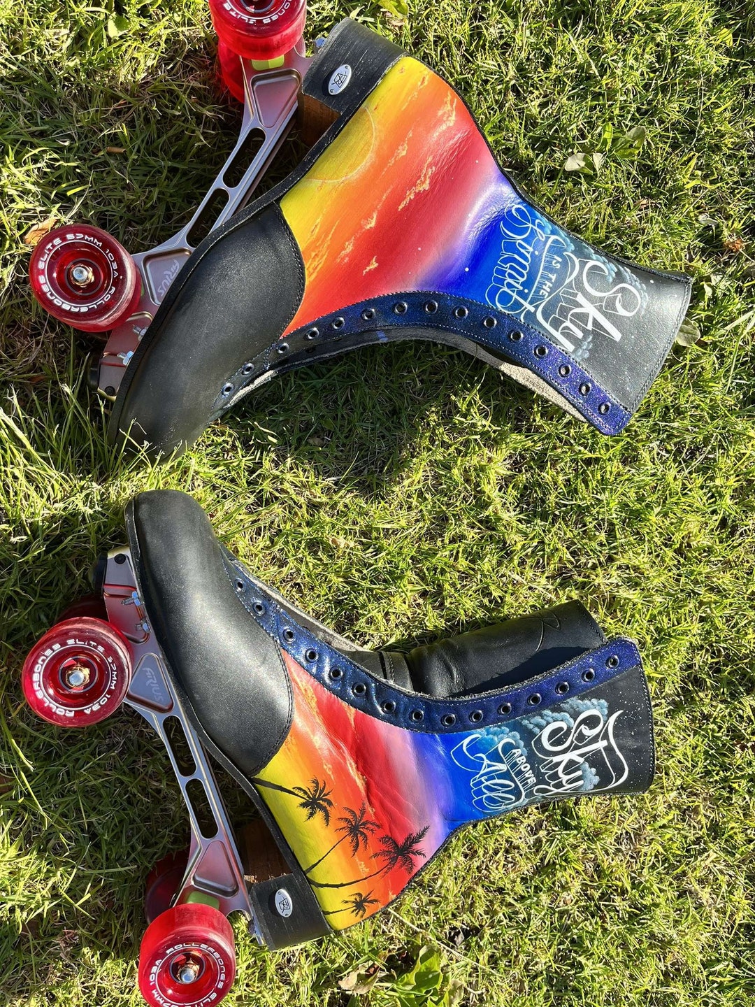 Hand Painted Custom Quad Skates Etsy