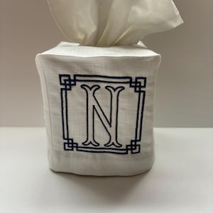 Personligt broderat näsduksaskfodral