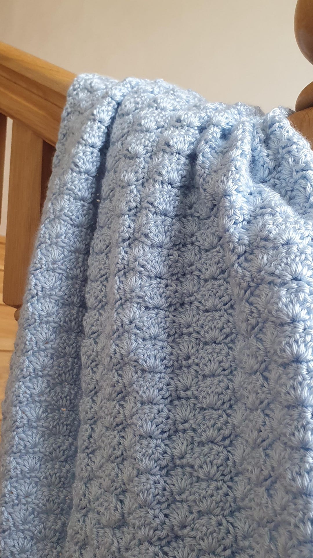 Crochet Shell Stitch Baby Blanket Pattern (PDF Download) - Etsy