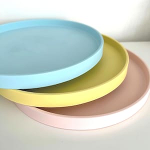 Round Concrete Display Tray: Scandi Style Decorative Tray