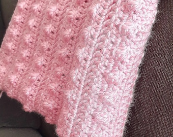Bubble Crochet Baby Blanket Pattern: Simple Heirloom Design (PDF Pattern)