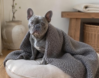 Dog Blanket Handmade Alpaca Wool | Soft Pet Bed Blanket | Cat Blanket | Warm Natural Fibre Pet Throw | Custom Size