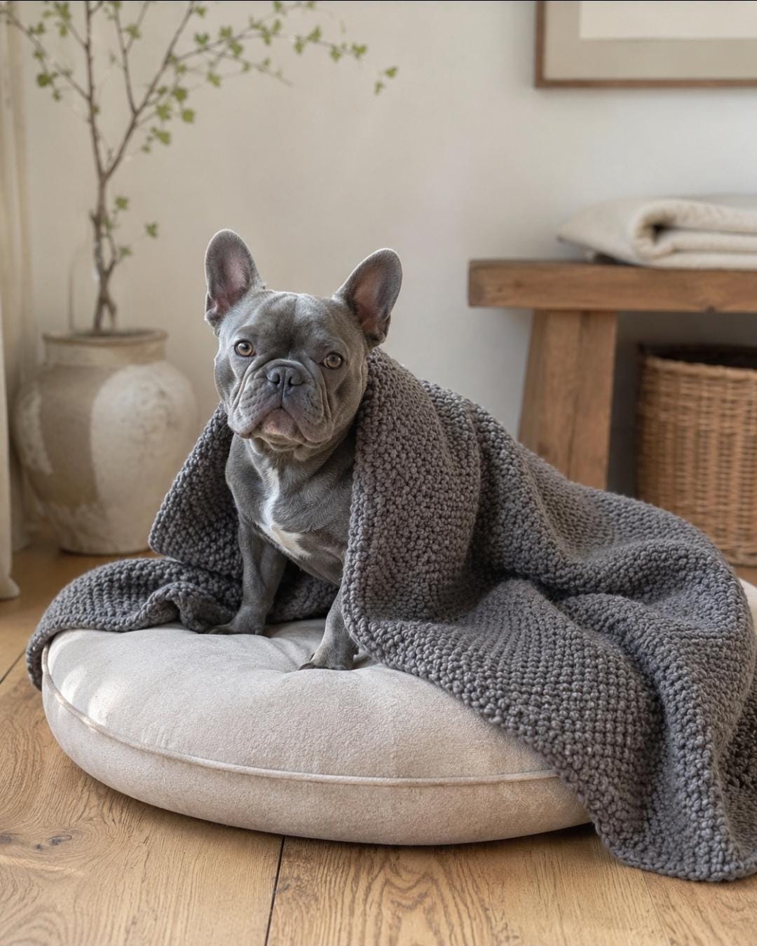 Dog Blanket Handmade Alpaca Wool Soft Pet Bed Blanket Cat Blanket Warm Natural Fibre Pet Throw Custom Size