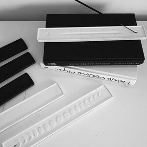 Handmade Concrete Incense Holder Set | Minimalist Incense Burner Tray | Modern Scandi Home Decor | Meditation Gift | Incense Stick Holder image 3