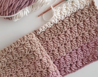 Easy Star Stitch Crochet Blanket Pattern: Beginner Tutorial (PDF)