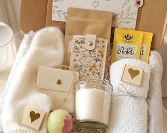 Luxury Self Care Gift Box for Women | Spa Gift Set | Birthday Gift for Her | Pamper Hamper | Relaxation Box | Thank You Gift | Wellness Gift