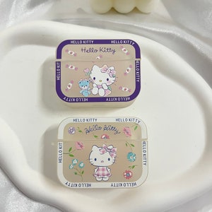 Kawaii Cartoon AirPods-hoesje Cute Kitty Anime AirPods-hoesjes voor AirPods 1/2, AirPods Pro en AirPods 3, superleuke cartoon sleutelhangers Geschenken
