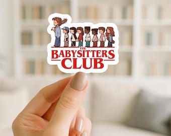 Steve Harrington Babysitter’s sticker/stranger things/water-resistant/laminate/funny sticker/kindle sticker/waterbottle sticker/