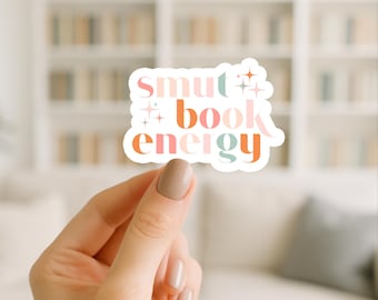 Smut Book Energy/water-resistant sticker/vinyl sticker/antique/ laptop sticker/kindle sticker/Smut reader/smut book/