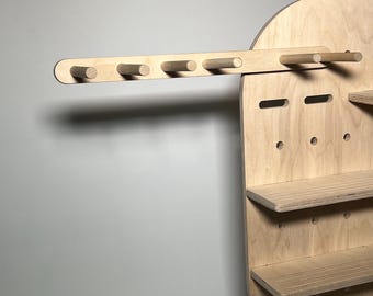 Peg Extension for Summit Standard Tabletop Display – Add-On Hanging Rack for Extra Display Space