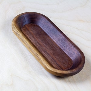 Walnut Tray / Wood Catchall Tray / Valet Tray / Pen Tray / Organizing Tray