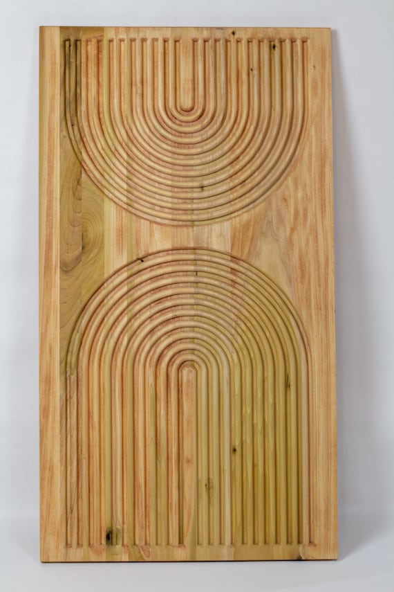 Boho Wood Carving Boho Wall Art Bohemian Home Decor Bohemian